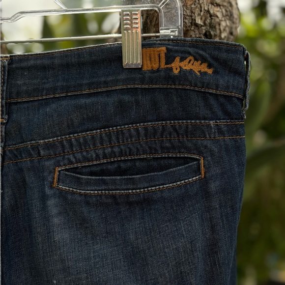 KUT from the Kloth Bermuda Mid Rise Denim Jean Shorts - Picture 5 of 11